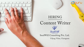 Content Writer Vacancy Gurugram