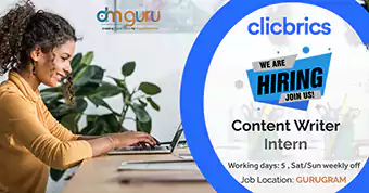 Content Writer At Clicbrics Technologies Pvt Ltd.