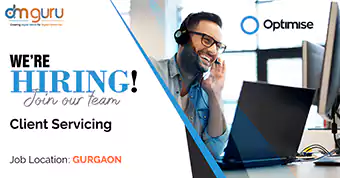 Optimise India Requirement Client Servicing Jobs in Gurgaon