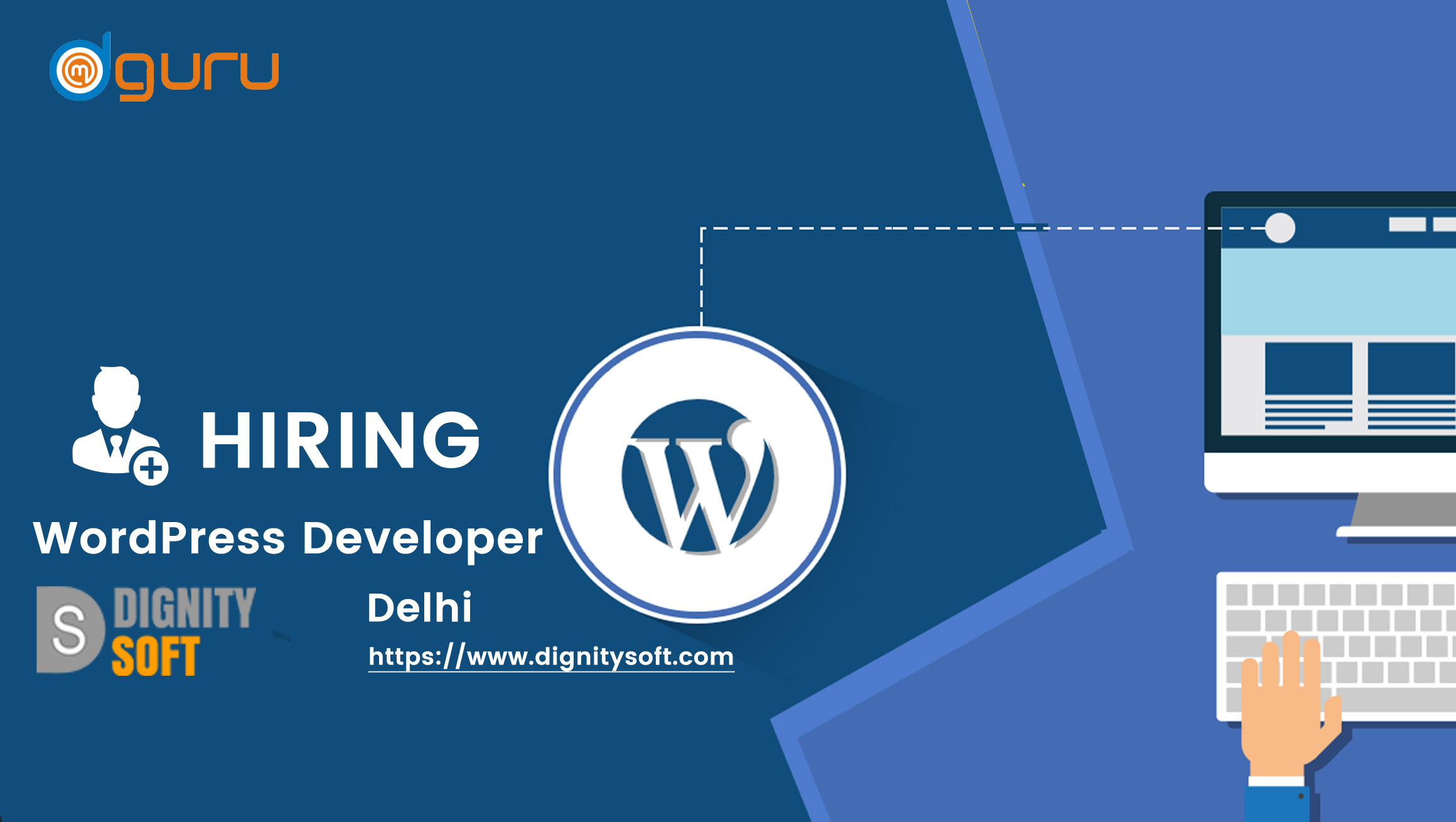 wordpress developer job Dignity Software Private Limited Gurgaon, India