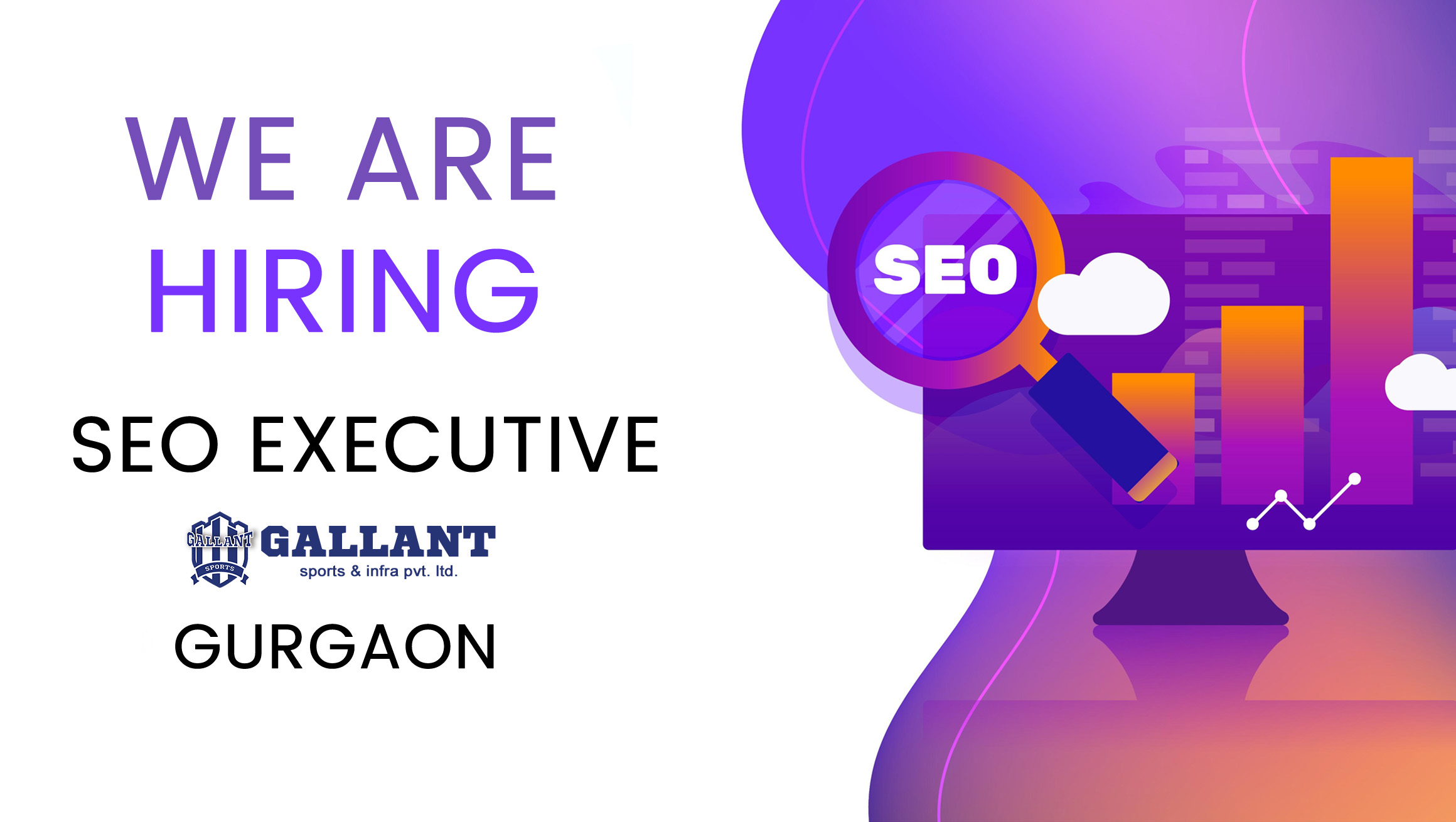 SEO Executive Job at Gallant Sports & Infra PVT LTD Gurgaon, India