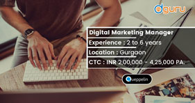 Digital Marketing Manager Vacancy Gurgaon